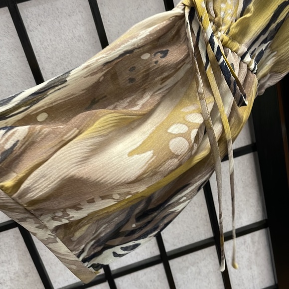 Due Per Due Sheer Silk Blouse with Camisole, SZ 16 - Picture 4 of 10